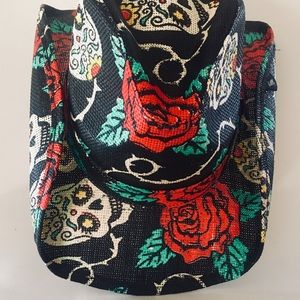 Peter Grimm Mexican Skull/Roses Cowboy Hat.